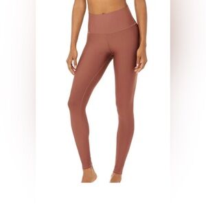ALO Yoga High-Waisted Leggings Rust Brown Terracotta Size Medium